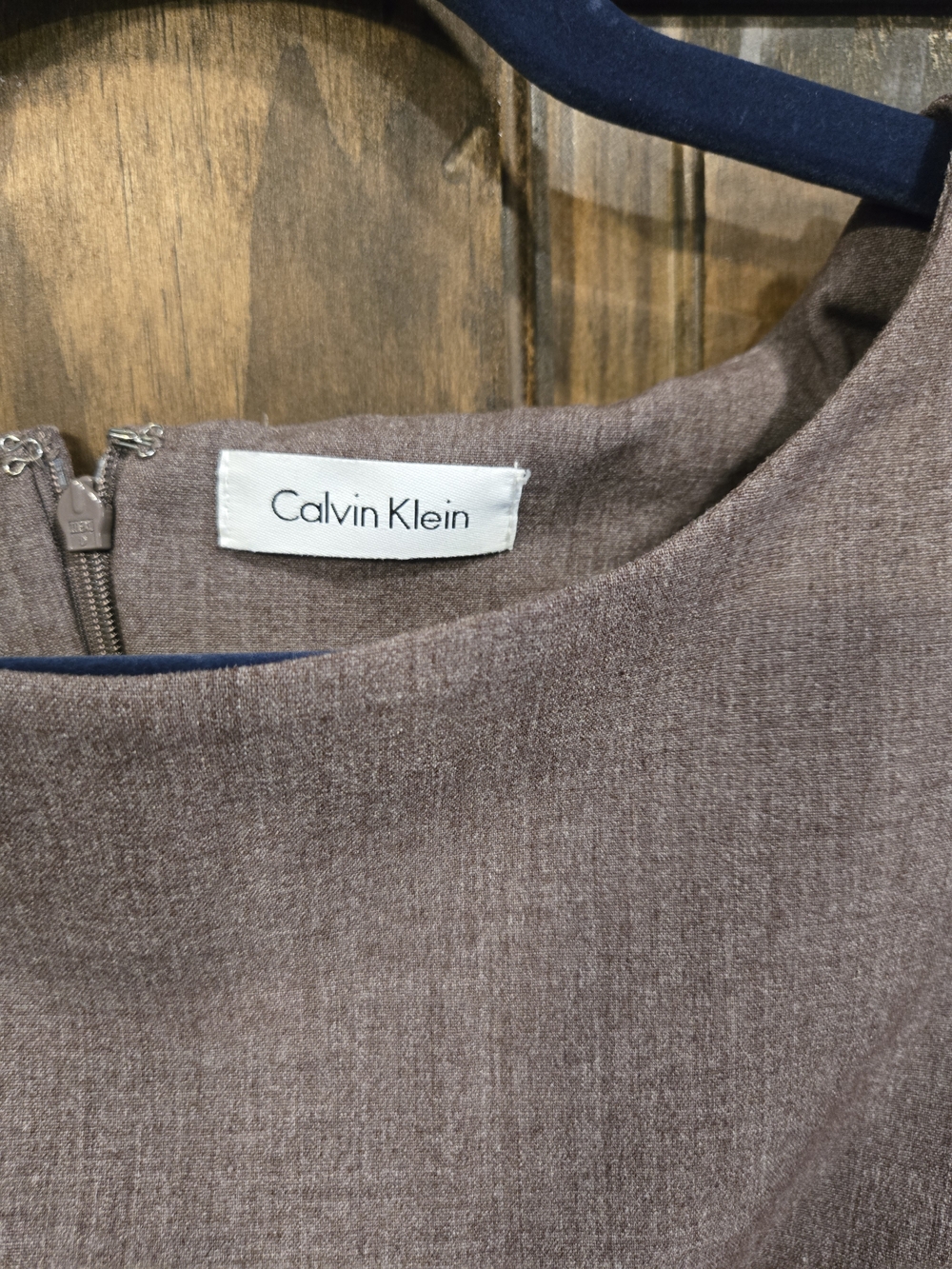 Calvin Klein Brown Sheath Dress